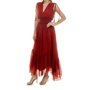 Women’s Taylor Smocked Empire Waist Midi Dress